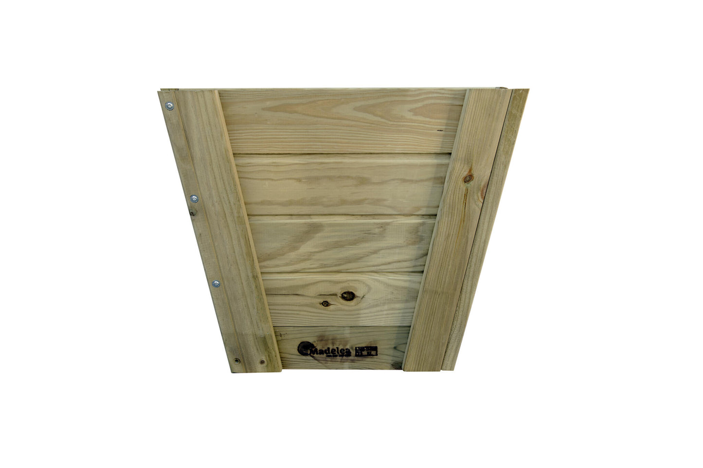 Macetero Abril Cerrado De Madera Autoclave De 50 X 50 X 47 Cm 10° 55l + Bolsa Geotextil.._2