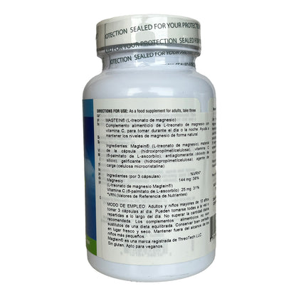 Magtein Treonato de Magnesio Nature's Plus 90 cápsulas