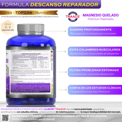 Magnesio Bisglicinato Albion® Traacs® + Vitamina B6 - Nutricel_1