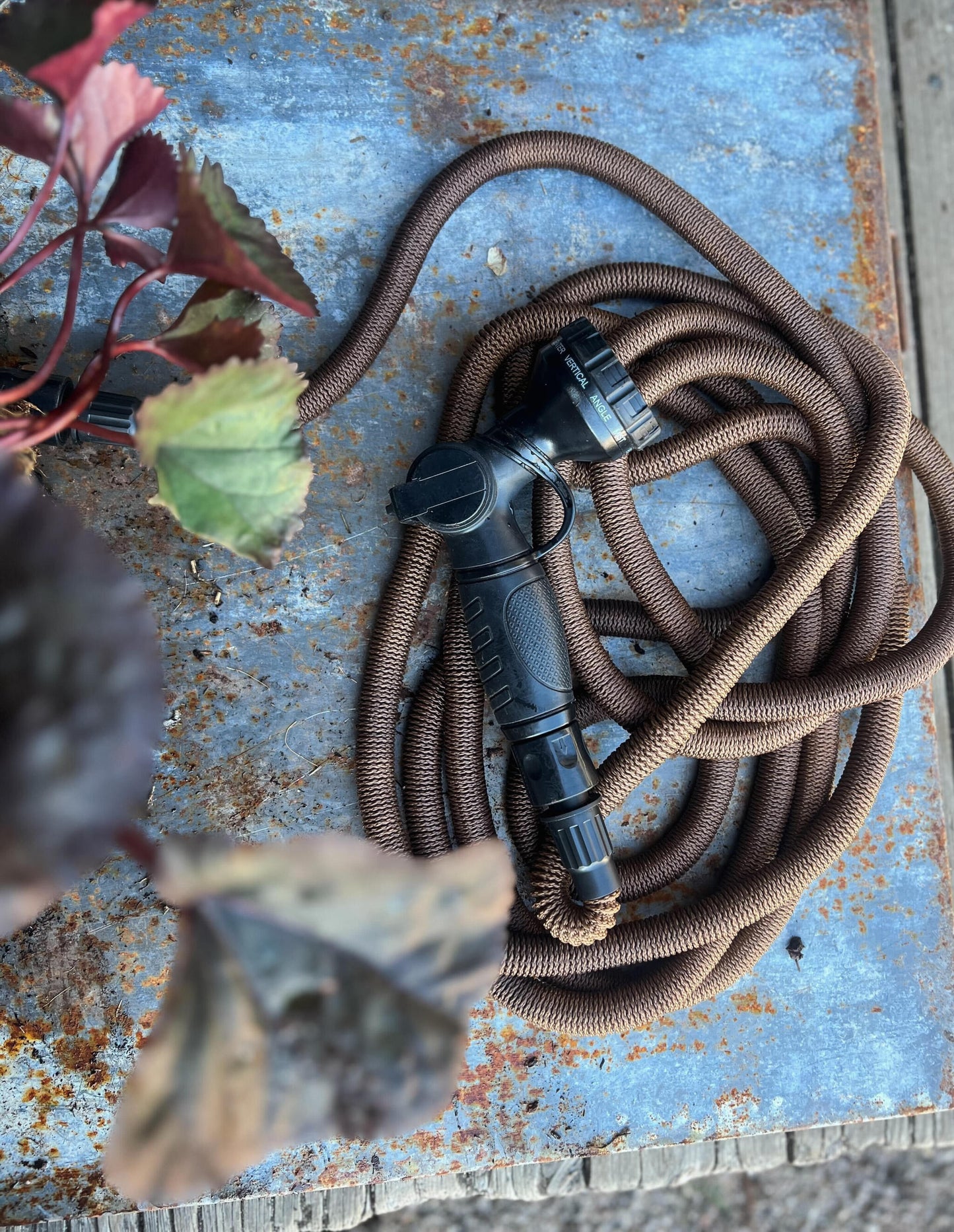 Manguera De Riego Deluxe - Dark Sand, 15 M, Tejido, Látex, Se Expande Con El Agua._5