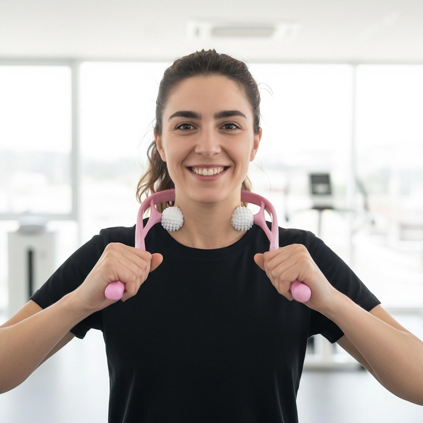 Masajeador Manual Para Cuello Y Hombros – Presión Dirigida En Nuca Y Trapecios, Relajación_2
