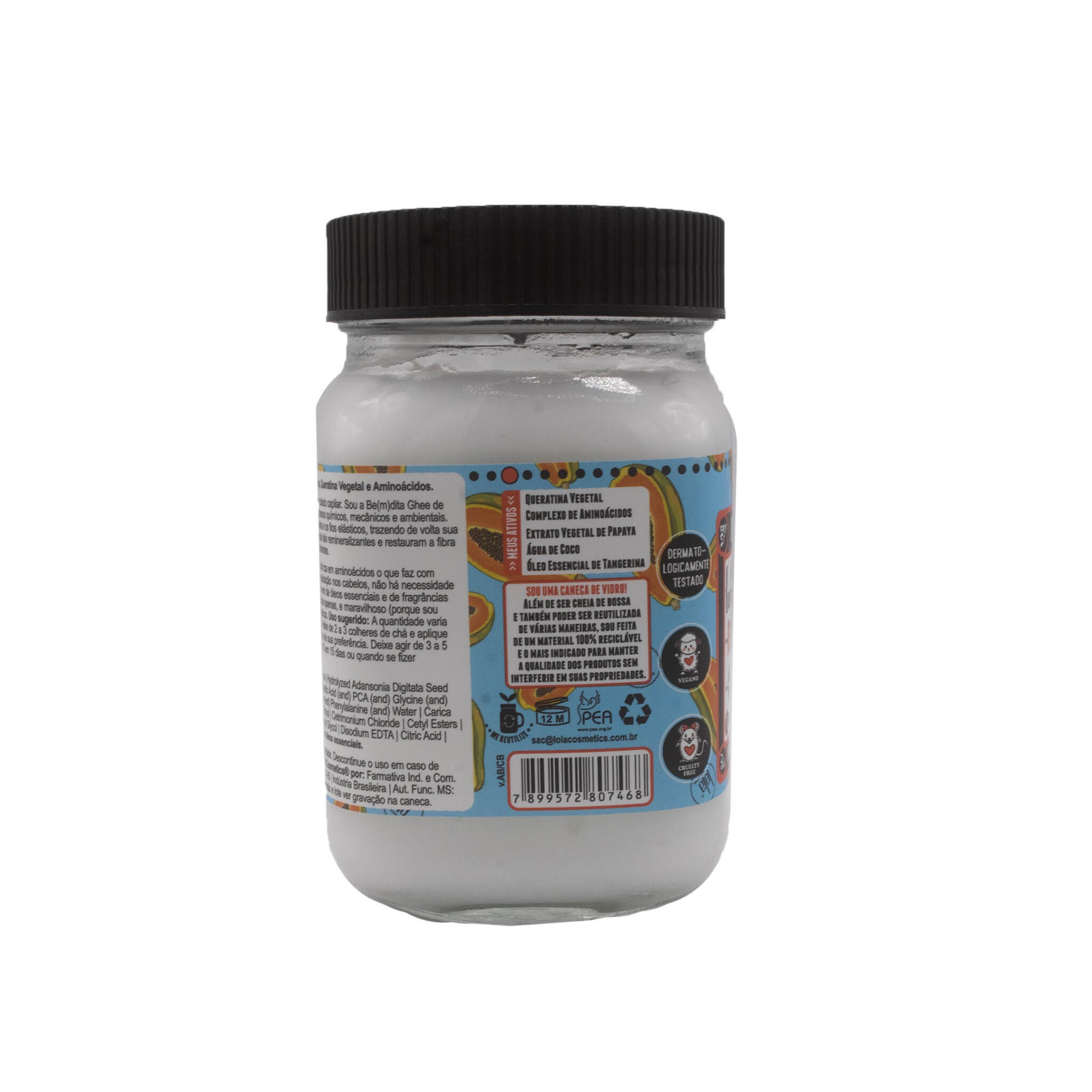 Mascarilla Reconstrucción Papaya Y Queratina Lola Cosmetics 350g_1