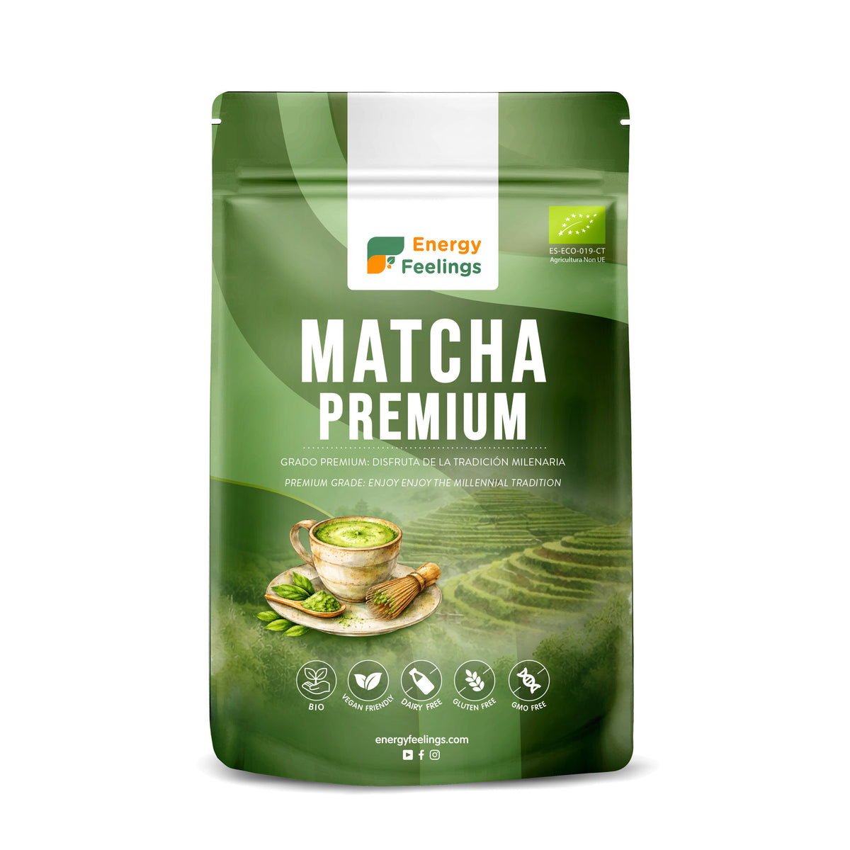 Té verde Matcha ECO Energy Feelings 1 Kg