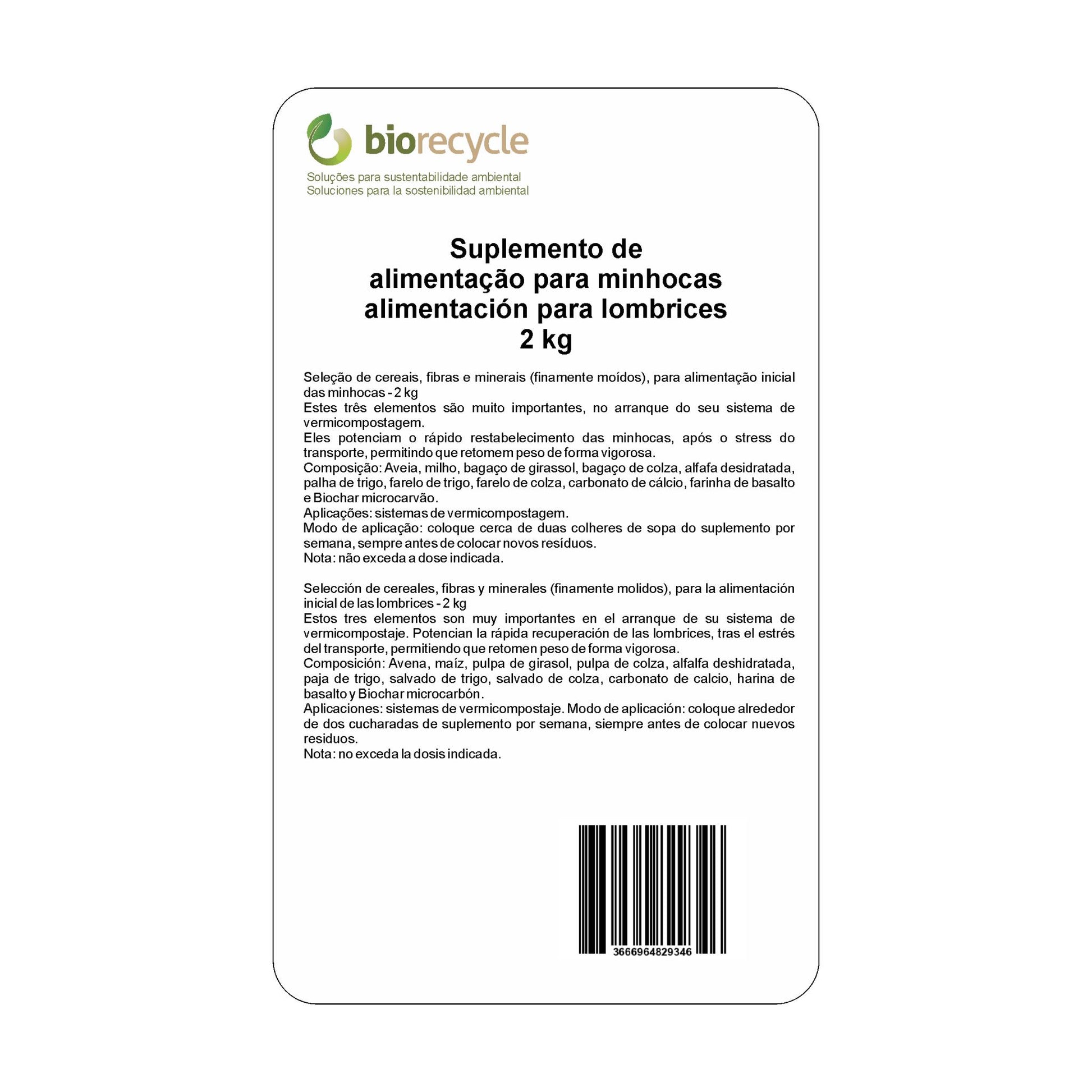 Mejorador De Digestión Para Lombrices Y Control De La Acidez En El Sistema De Vermicompostaje - 3 Kg_1