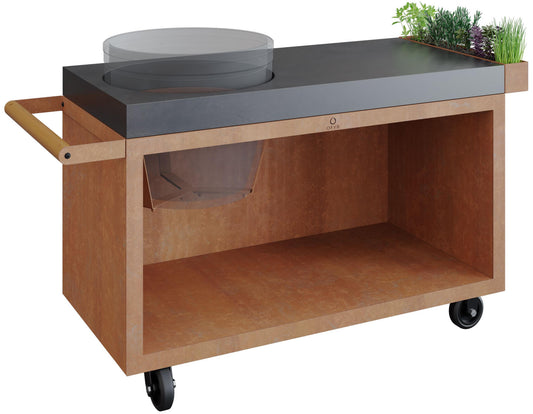 Mesa Con Tabla De Hormigã³n Ofyr 135 Pro Para Kamado_0