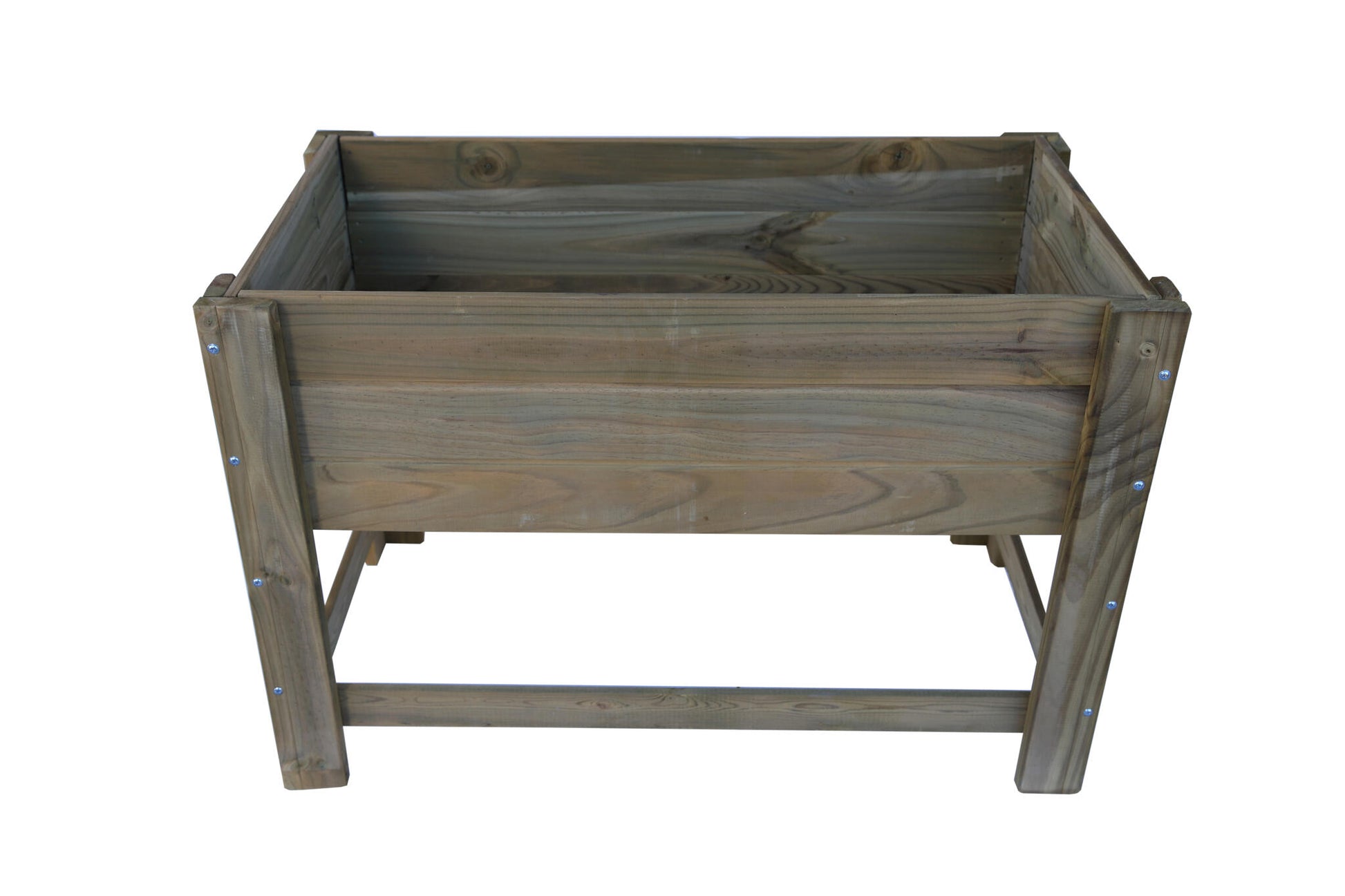 Mesa De Cultivo La Huertezuela De Madera Tratada Autoclave De 119 X 65 X 80 Cm 180l + Bolsa Geotextil_0