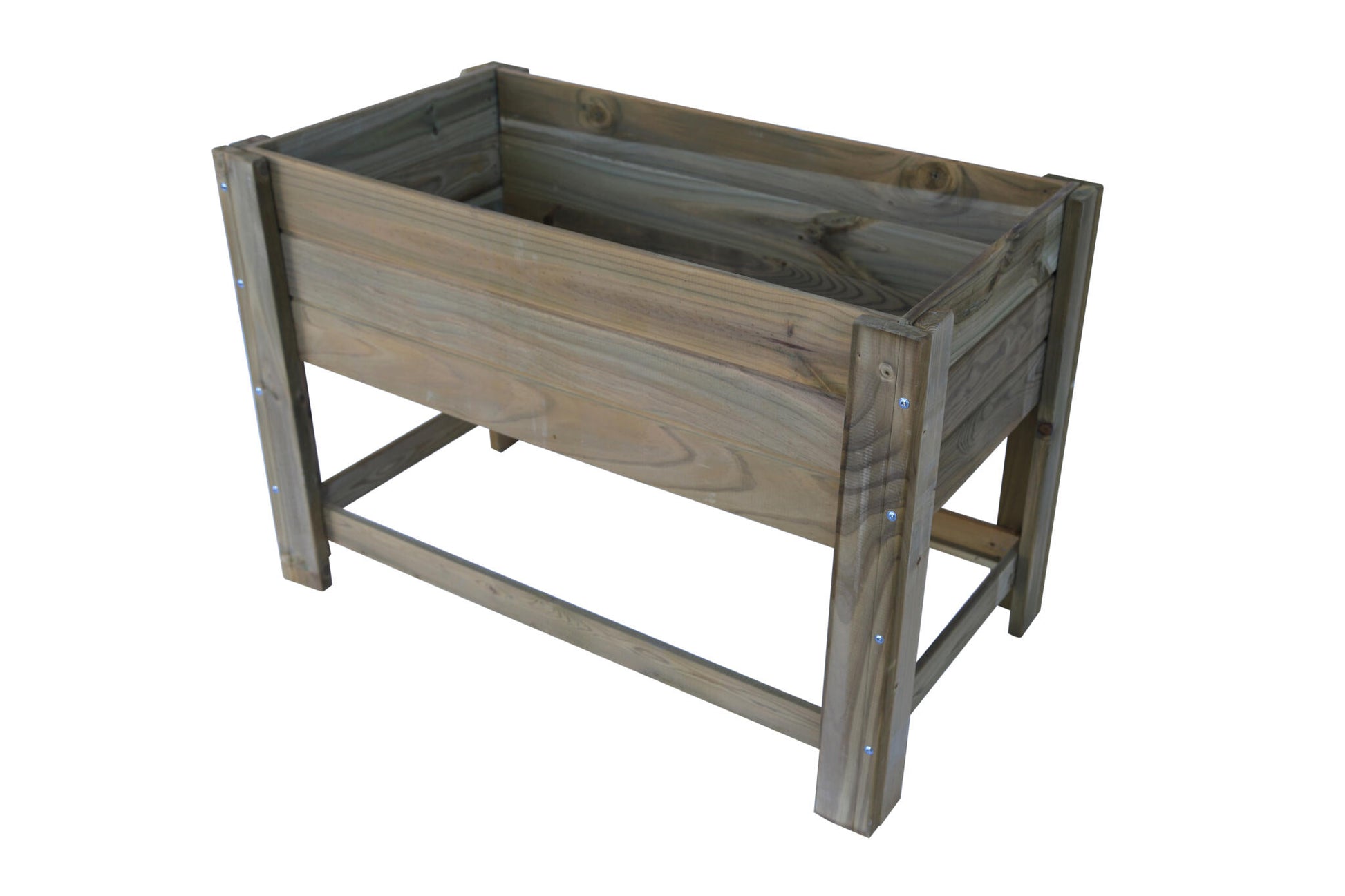 Mesa De Cultivo La Huertezuela De Madera Tratada Autoclave De 119 X 65 X 80 Cm 180l + Bolsa Geotextil_1