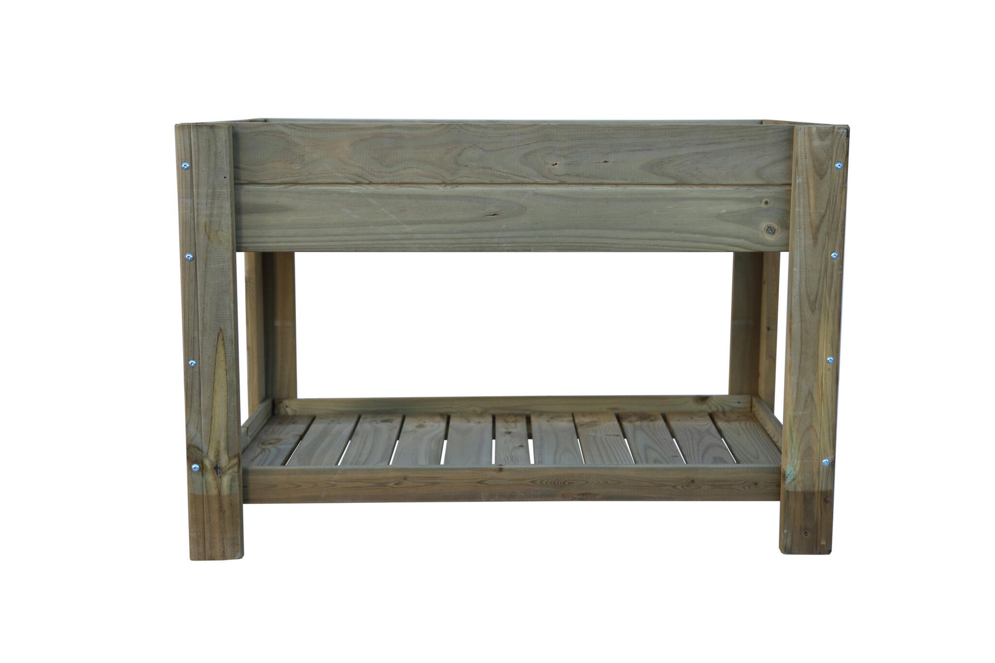 Mesa De Cultivo Los Toscares De Madera Tratada De Autoclave 118 X 64 X 79 Cm 115l Para Exterior + Bolsa Geotextil_2