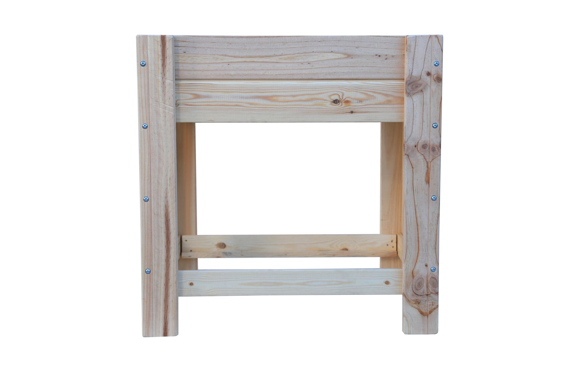 Mesa De Cultivo la Huerta De Madera Natural 79 X 56 X 80 Cm 60l + Bolsa Geotextil, Huerto Urbano Para Interior.._2