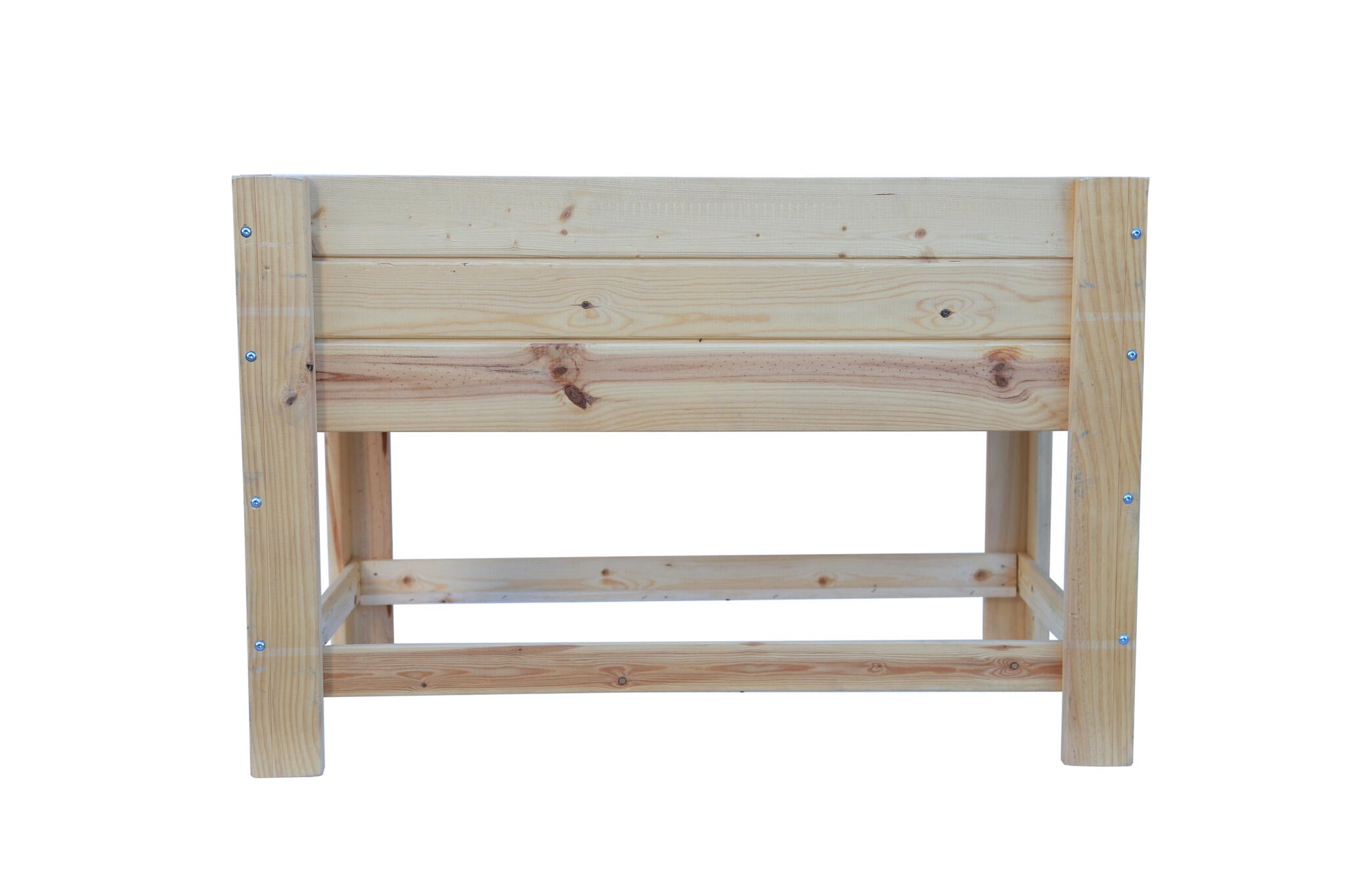 Mesa De Cultivo la Huertezuela De Madera Natural 119 X 65 X 80 Cm 180l + Bolsa Geotextil, Huerto Urbano Para Interior._2