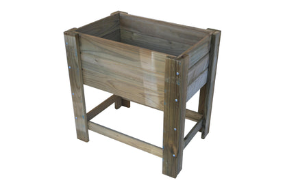 Mesa De Cultivo la Huertezuelade Madera Tratada Autoclave De 79 X 56 X 80 Cm 95l + Bolsa Geotextil_1