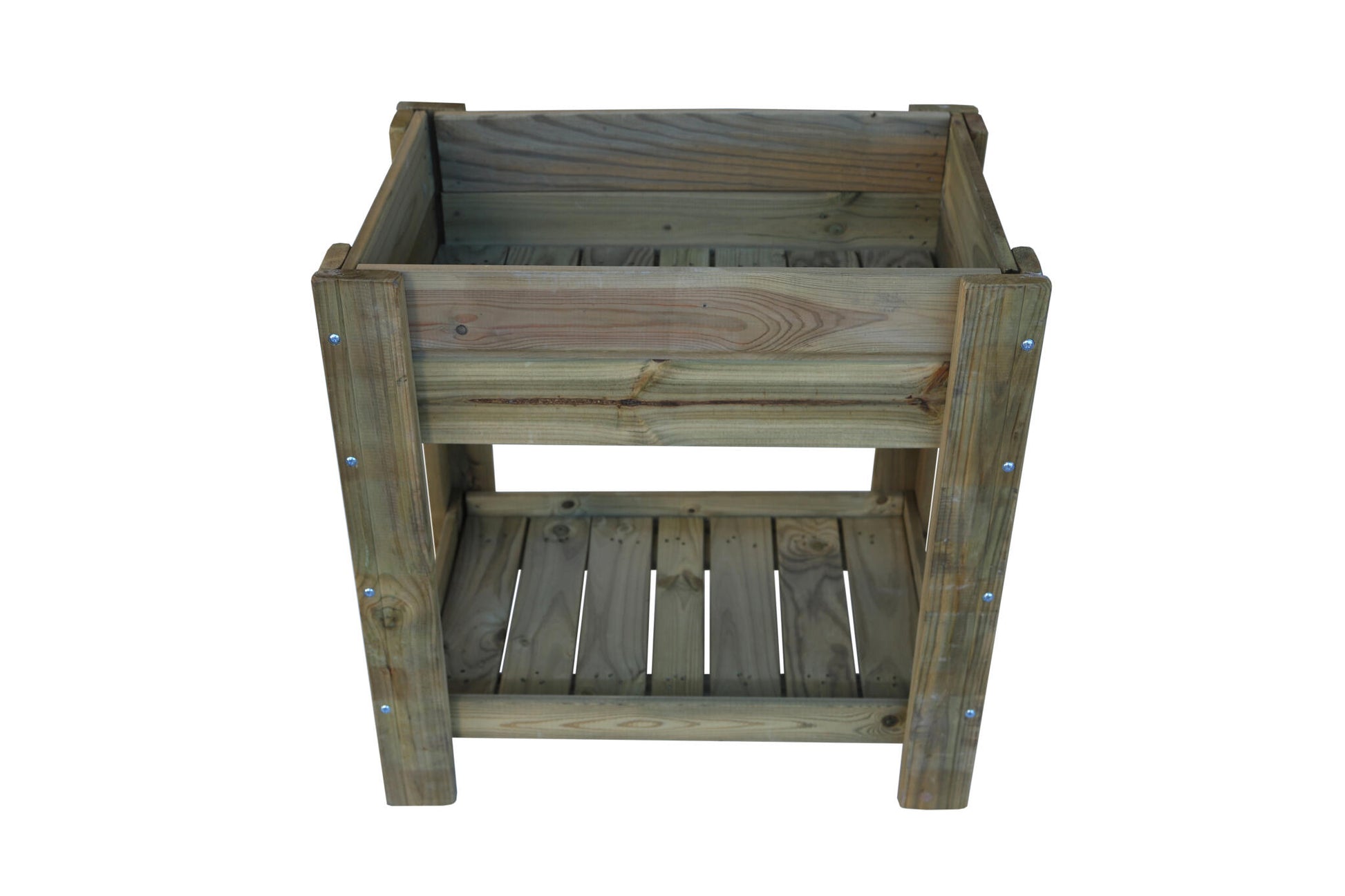Mesa De Cultivo los Toscares De Madera Tratada Autoclave De 79 X 56 X 80 60l + Bolsa Geotextil_0