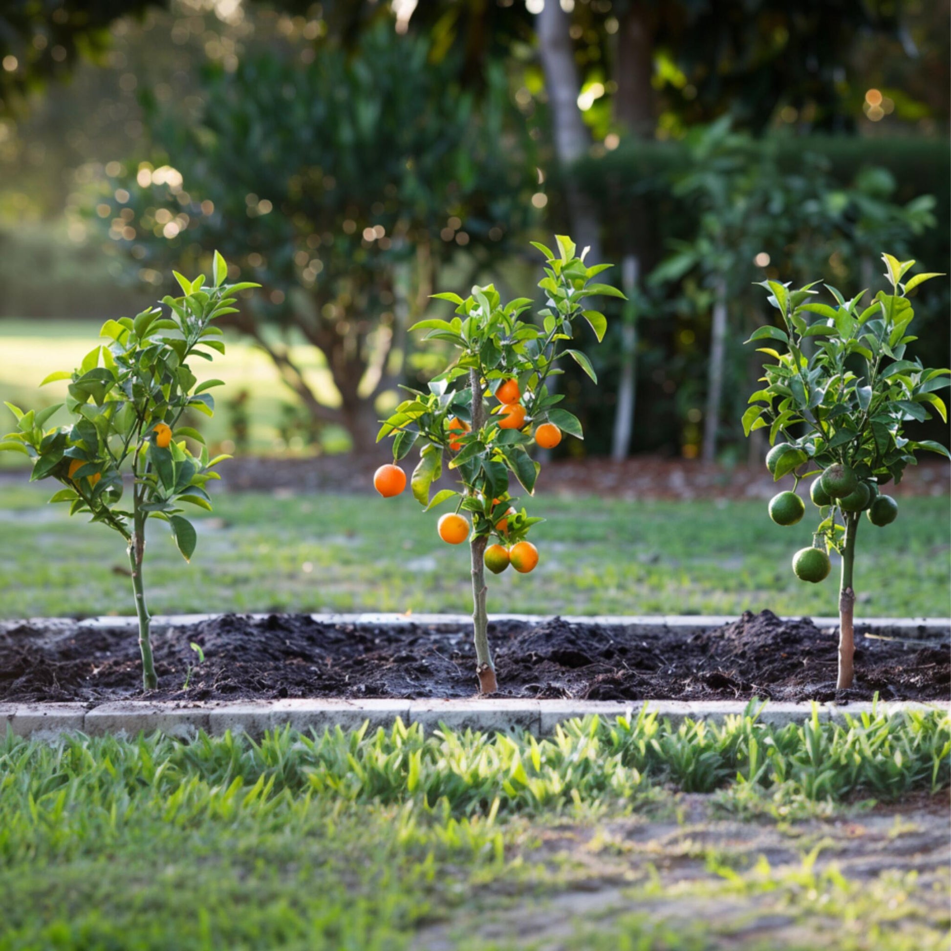 Mezcla De Árboles Frutales - 6 Pzs - Citrus Limon - Altura 25-40cm - ⌀9cm_1