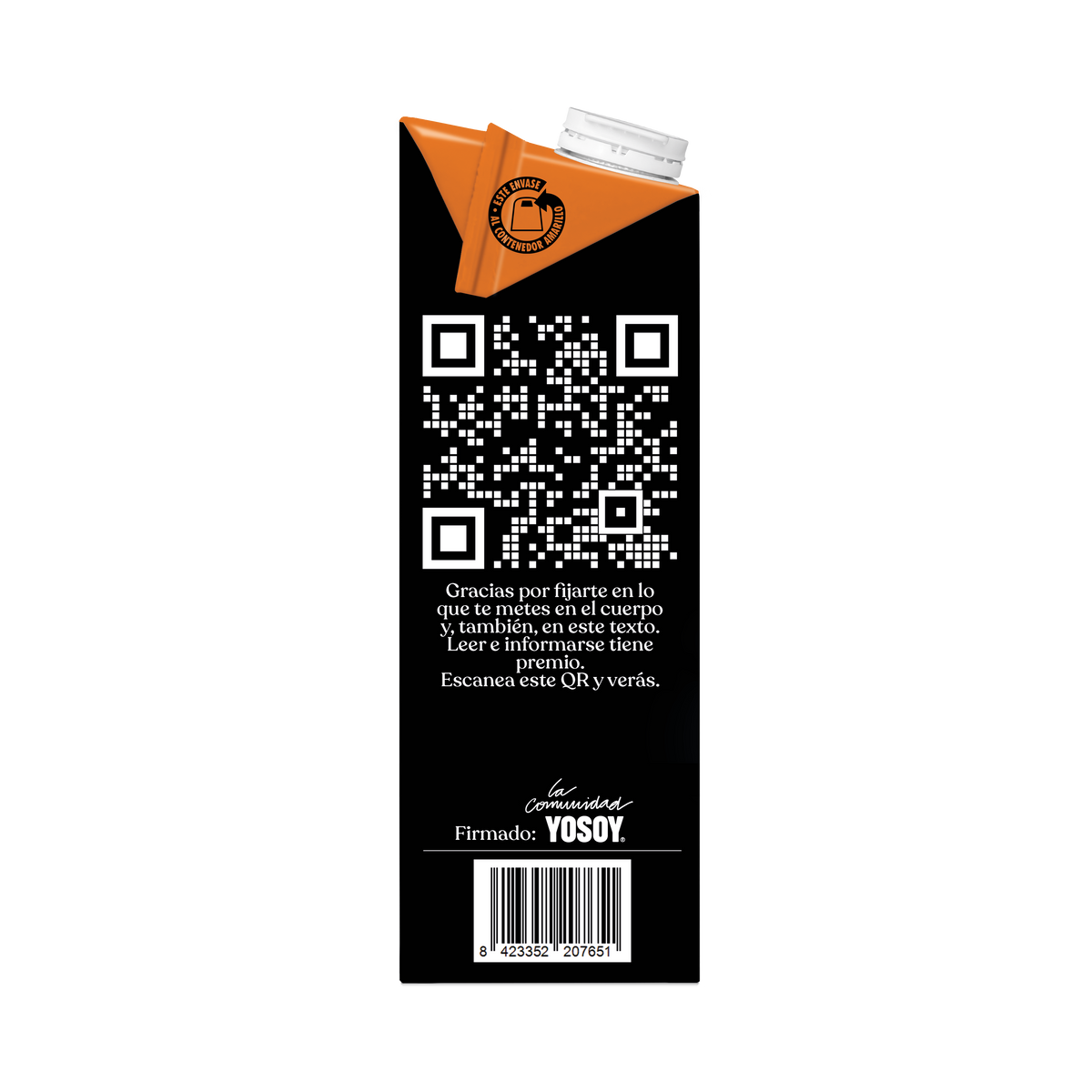 Bebida de Avena Pumpkin Spice Barista YOSOY 1L