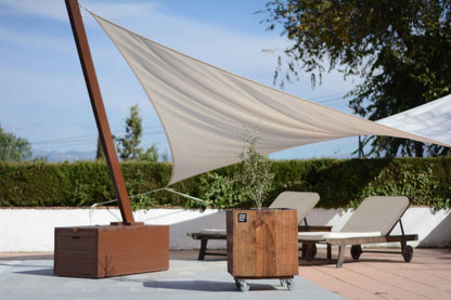 Módulo De Cultivo De Madera De Pino color Nogal Urban Green Club - 50x50x60 Cm 100 L_1