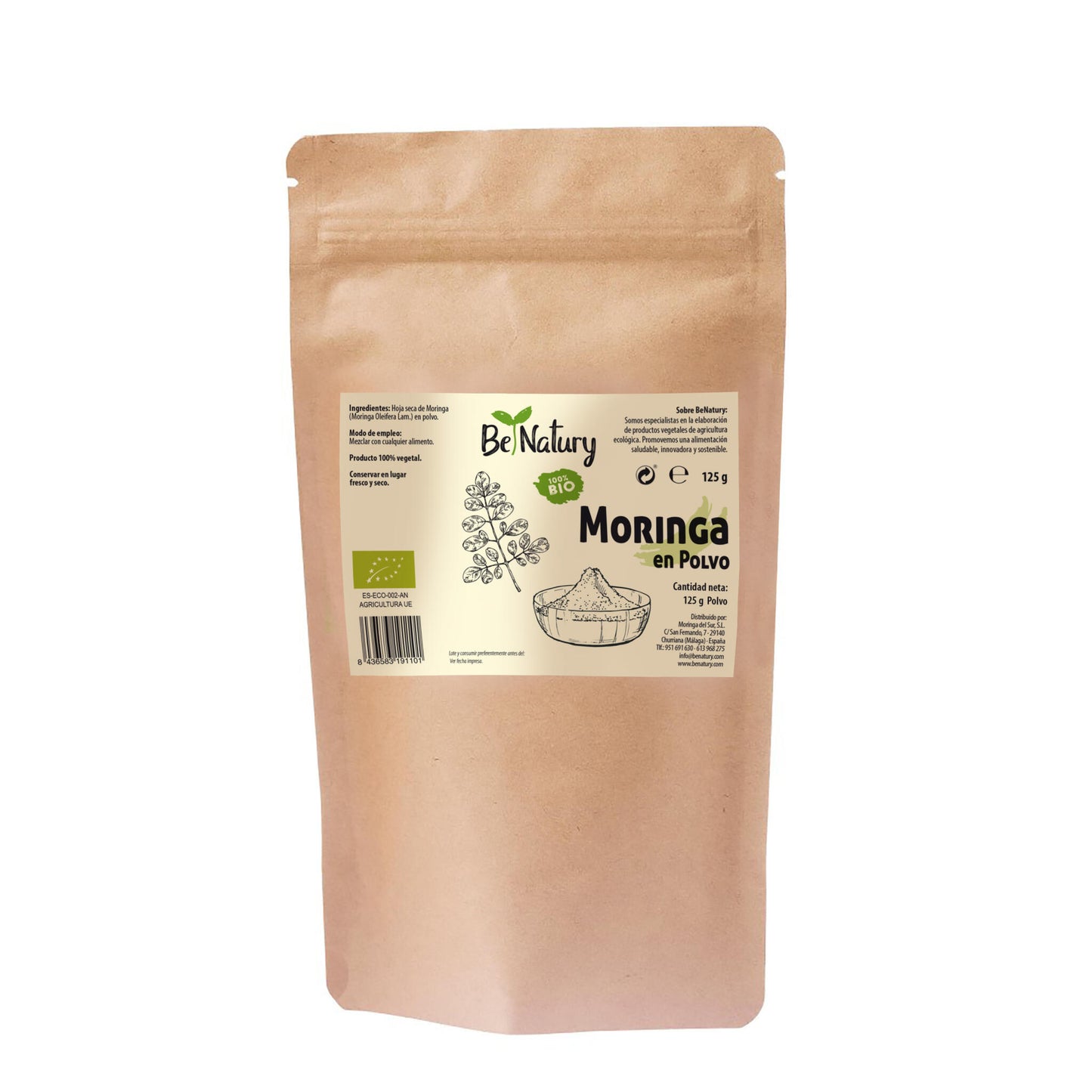 Moringa Ecológica En Polvo – 125 G | Natural Y Orgánica_0
