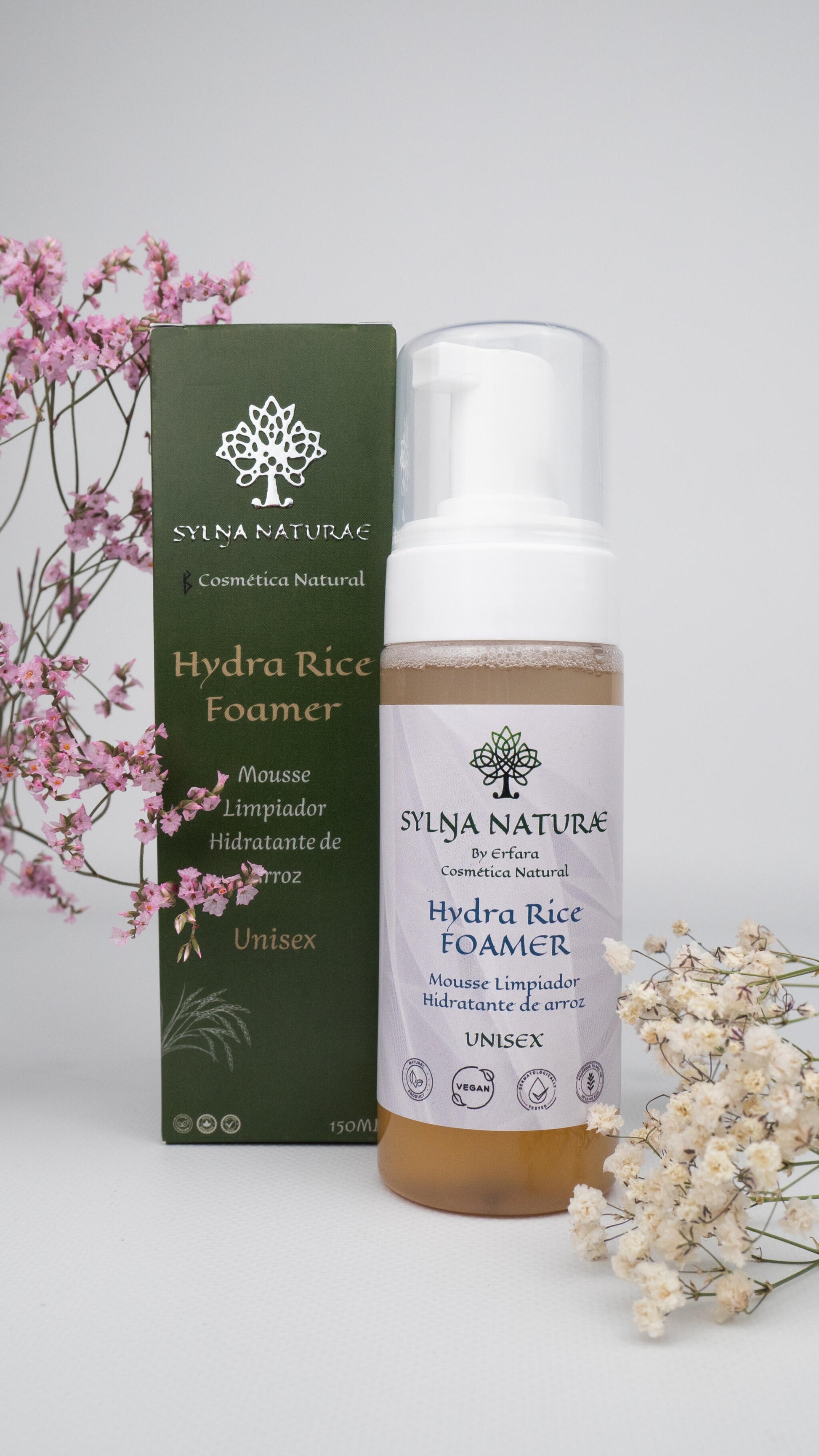 Mousse Limpiadora Desmaquillante Arroz Hidratante Sylna Naturae 150 Ml_3