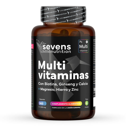 Multivitaminas Sevens Nutrition. Energía, Inmunidad Y Bienestar._0