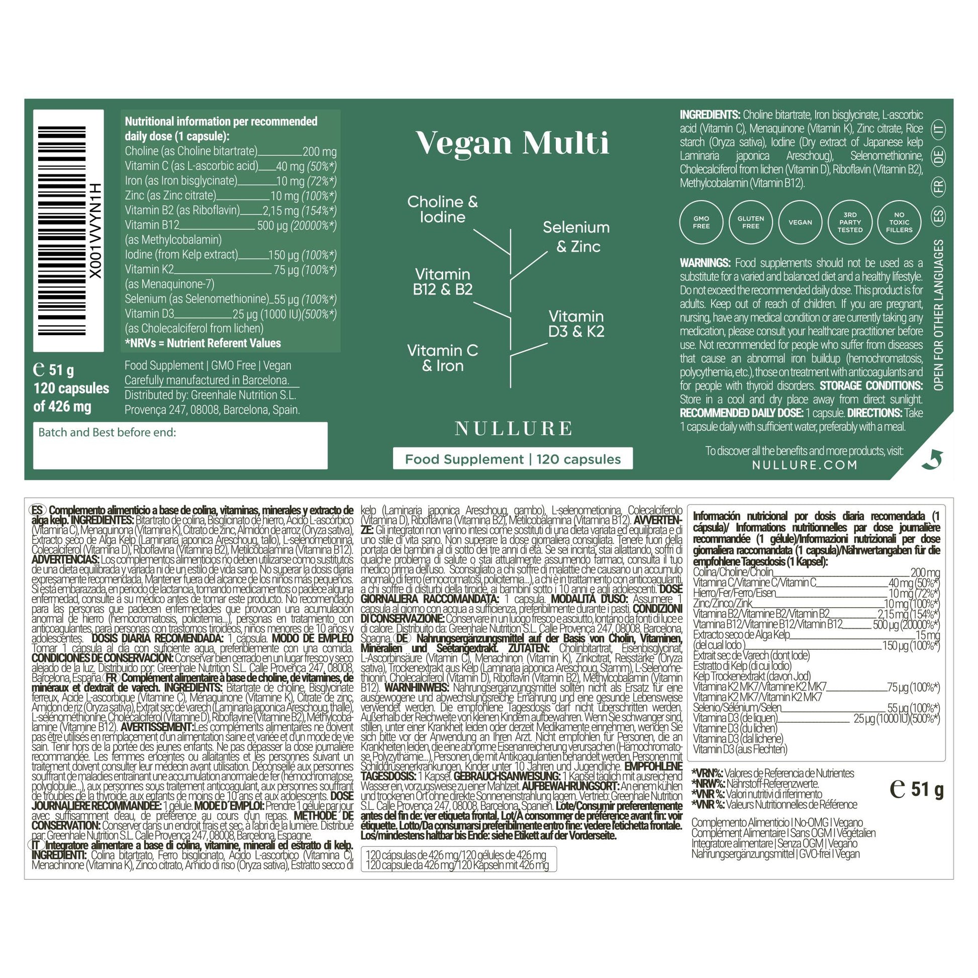 Multivitaminas veganas all-in-one nullure – b12, d3, k2, hierro y zinc para dieta vegana (4 meses)_4