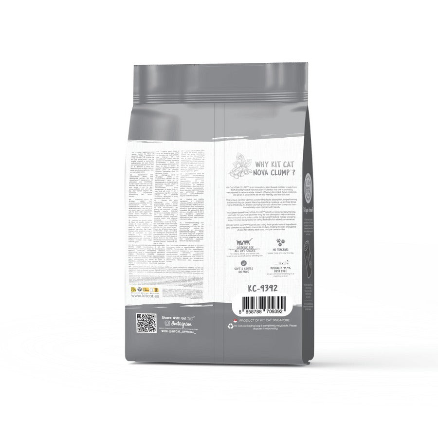 Pack 6 Kit Cat Arena Eco Nova - Charcoal 7 L Arena para gatos