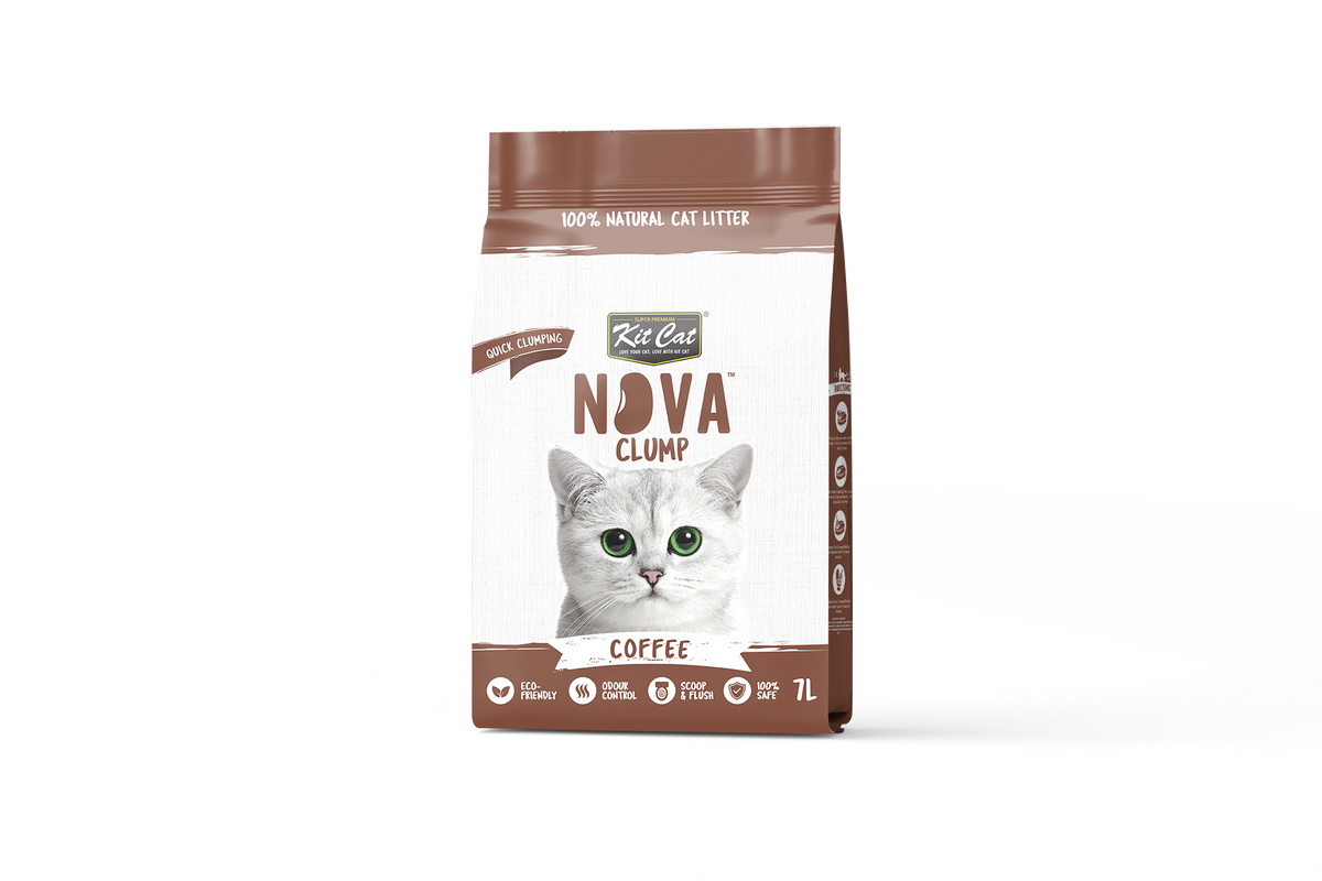 Kit Cat Arena Eco Nova - Coffee 7 L Arena para gatos