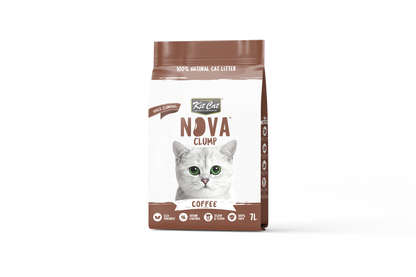 Kit Cat Arena Eco Nova - Coffee 7 L Arena para gatos