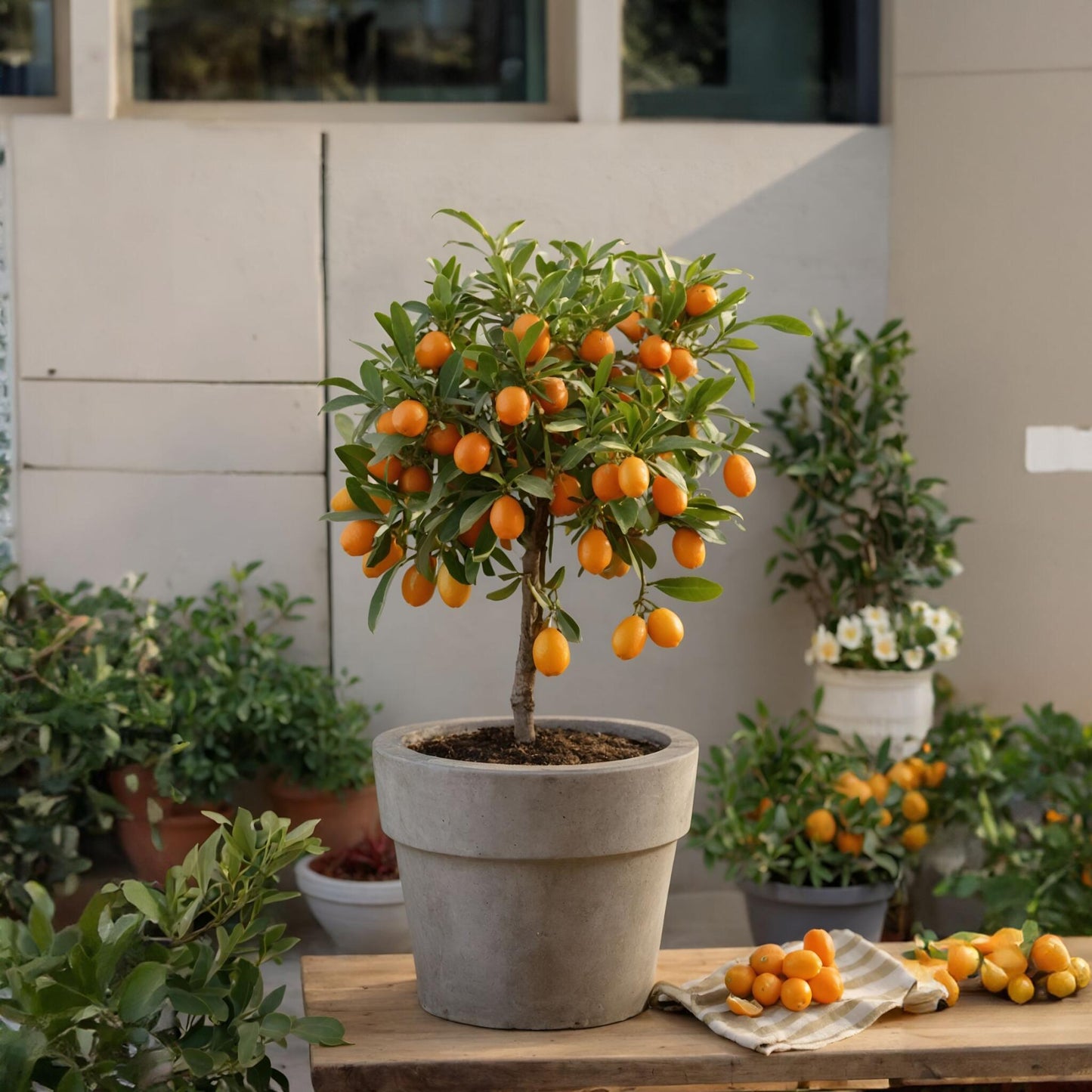 Naranjo Enano - Citrus Microcarpa Fortunella 'kumquat' - Altura 50-60cm - ⌀19cm_1