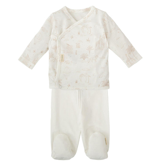 Noe Conjunto Jubón Y Polaina Primera Puesta 1-3 Meses._0