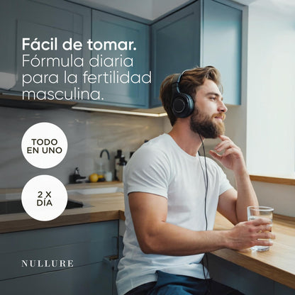 Nullure Fertilidad Masculina Con L-carnitina, Coq10 Y L-arginina (120 Cápsulas)_4