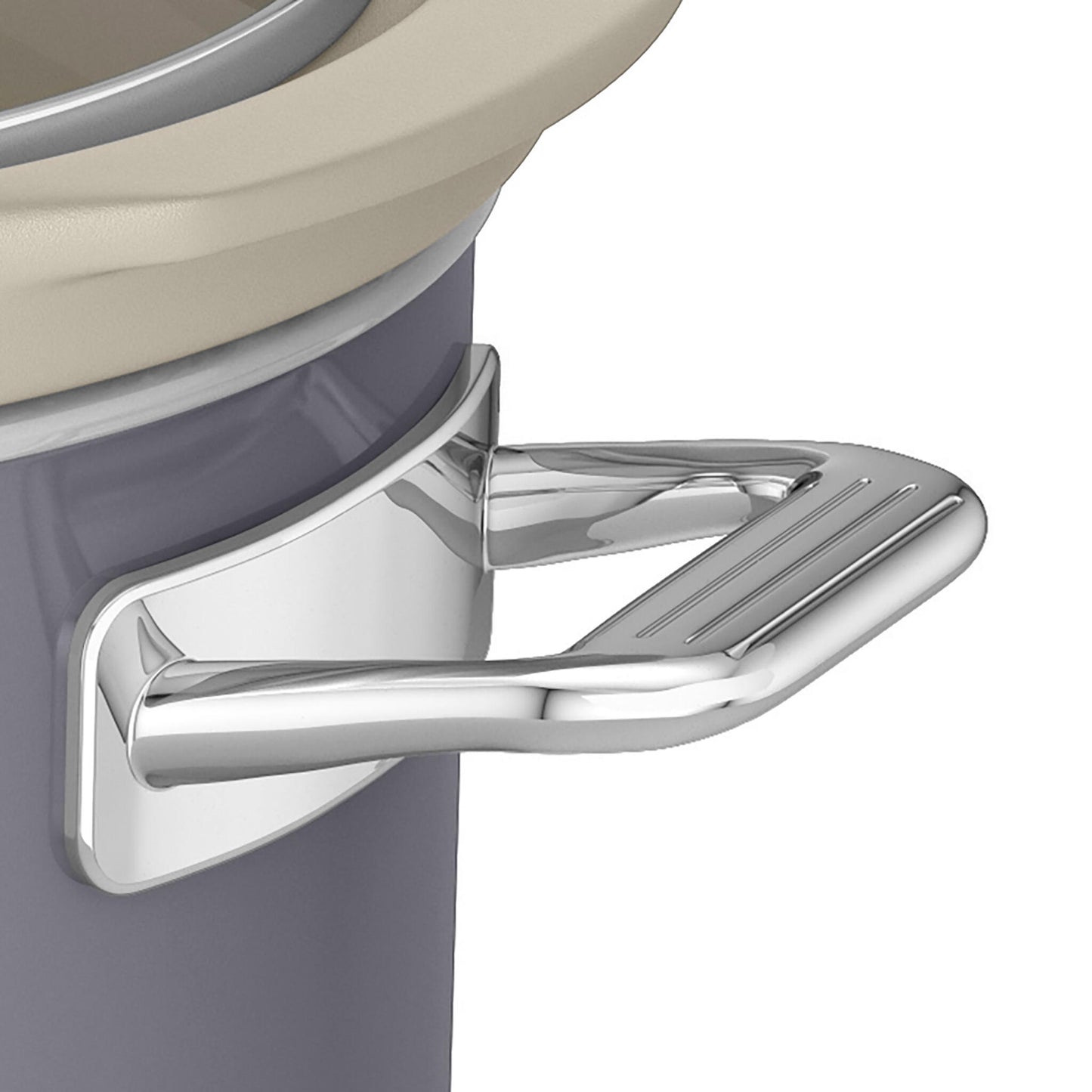 Olla Cocción Lenta Retro, 6,5l, Recipiente Extraíble Antiadherente Cerámica Libre Pfoa, Vintage Swan Sf17031grneu Gris_4