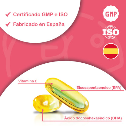 Omega 3 A Base De Aceite De Pescado 120 Perlas Blandas De Acidos Grasos 700mg Epa - 500mg Dha Con Vitamina E (2 Botes)_4