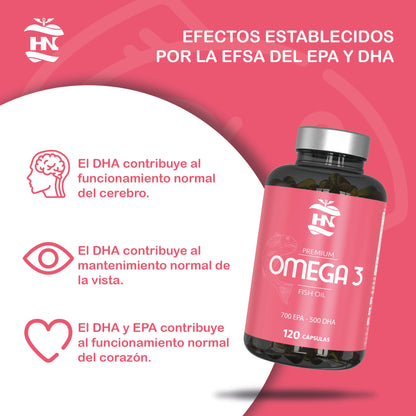 Omega 3 Capsulas 2000 Mg A Base De Aceite De Pescado - 120 Perlas Blandas Con 700mg Epa - 500mg Dha Con Vitamina E_2