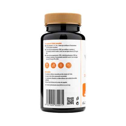 Omega 3 de Microalgas con DHA, Vitaminas y Minerales – 60 Cápsulas Vidalim_5