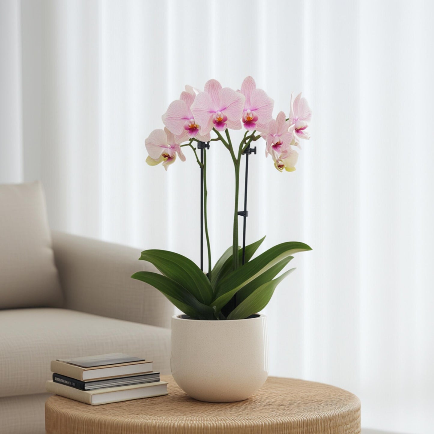 Orqídea Phalaenopsis - Phalaenopsis Multiflora - Altura 35-45cm - ⌀12cm_1