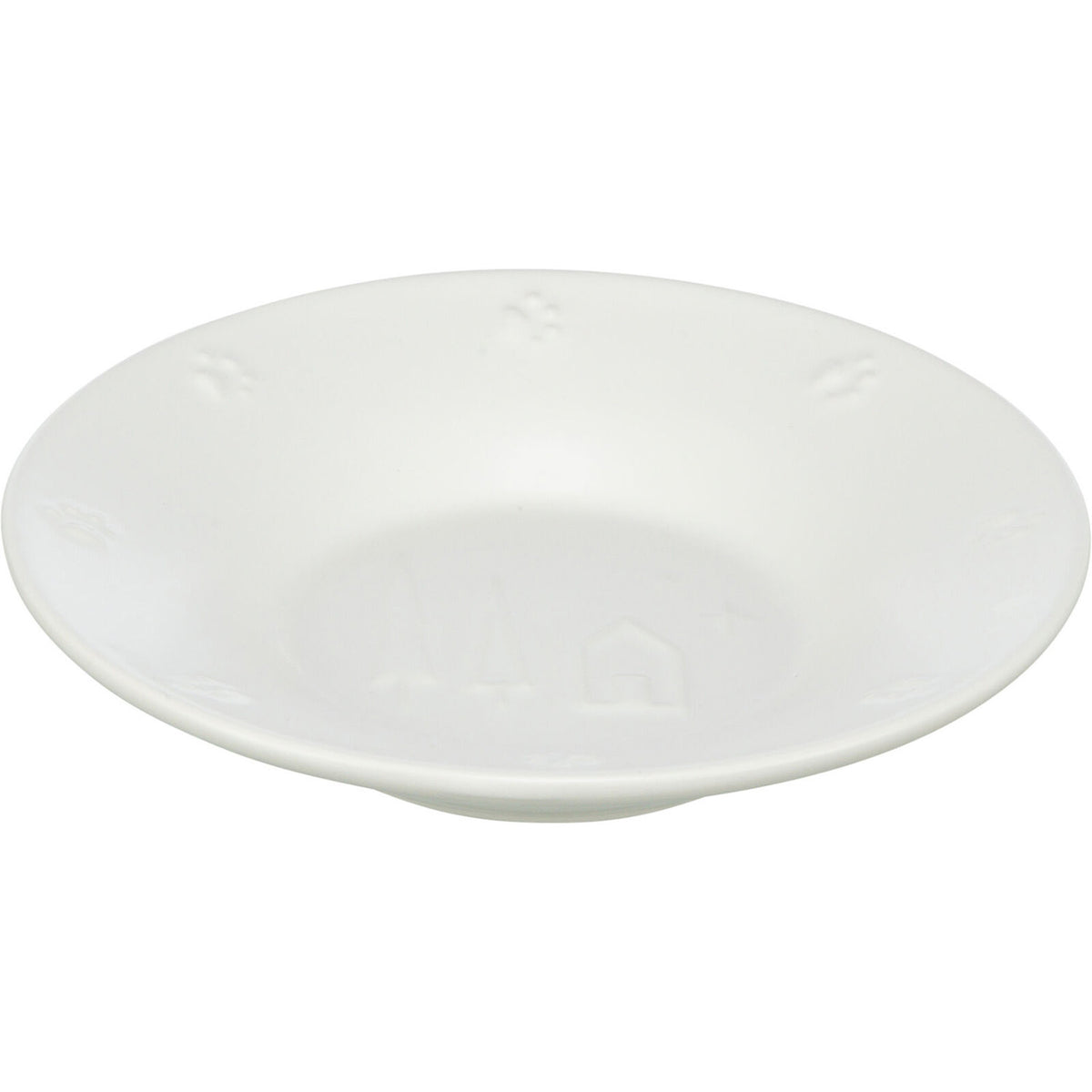 Comedero de cerámica, Navidad, 0,2 l/ø 16 cm, blanco Trixie