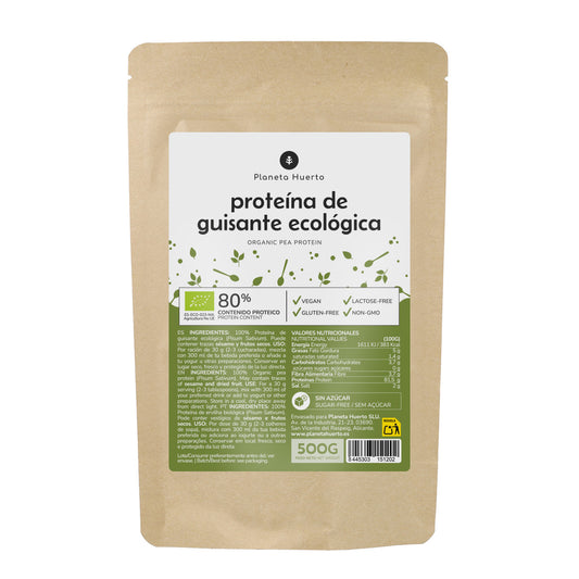 Proteína de Guisante 80% ECO Planeta Huerto 500 g