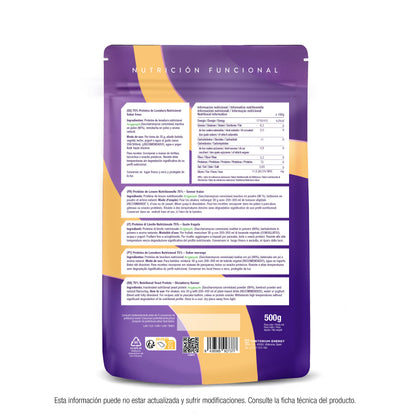 Proteína de levadura sabor fresa Energy Feelings 500 g XL Pack
