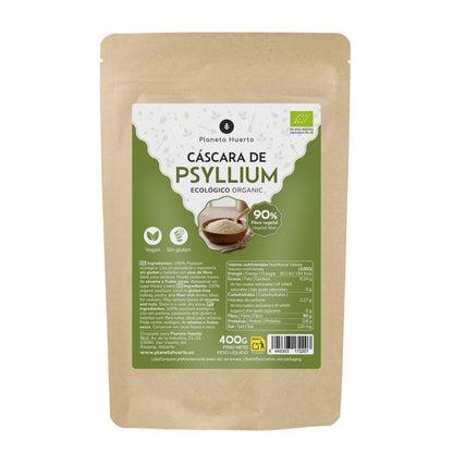 Cáscara de Psyllium Husk ECO Planeta Huerto 400 g