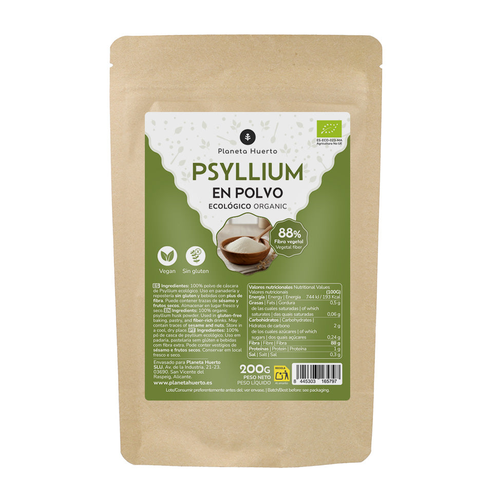 Psyllium en polvo Eco Planeta Huerto 200 g
