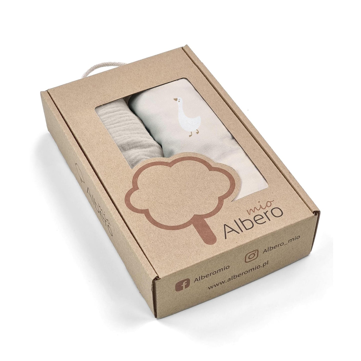 Pack 2 Bajeras Capazo Algodón Satinado Y Muselina Goose_1