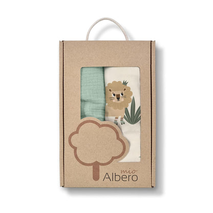Pack 2 Bajeras Capazo Algodón Satinado Y Muselina Tropic Fun_5