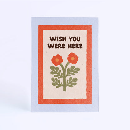 Pack 3 Postales Plantables – Grow With The Flow, Have A Nice Day Y Wish You Were Here - Resetea_3