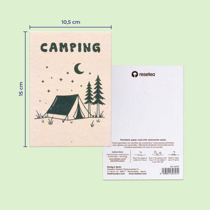 Pack 3 Postales Plantables Summer Break Semillas Naturales | Papel de Algodón Reciclado | Regalo Original - Resetea_1