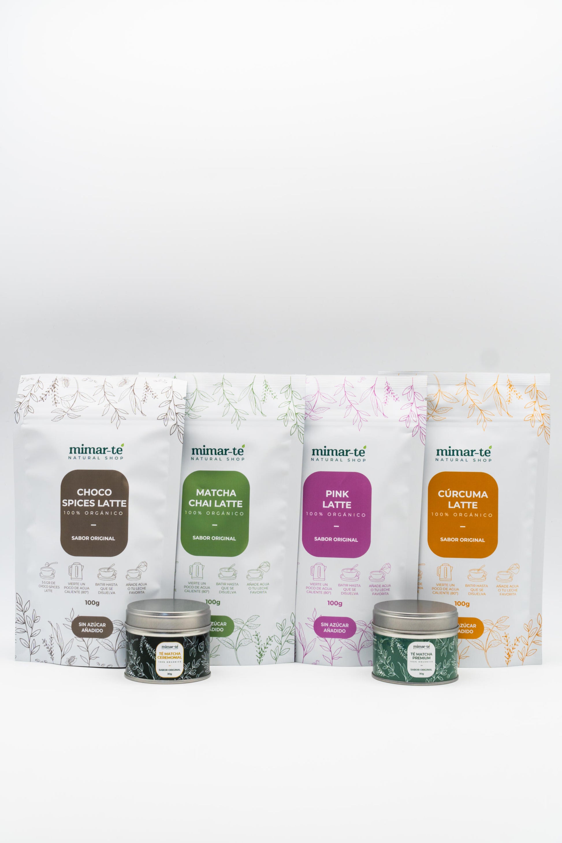 Pack Degustación con Té Matcha y Lattes Ecológico_0