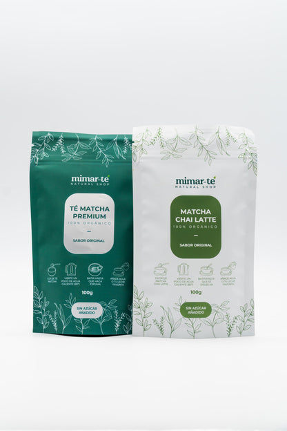 Pack Machateando. Matcha Premium y Chai Ecológico_0