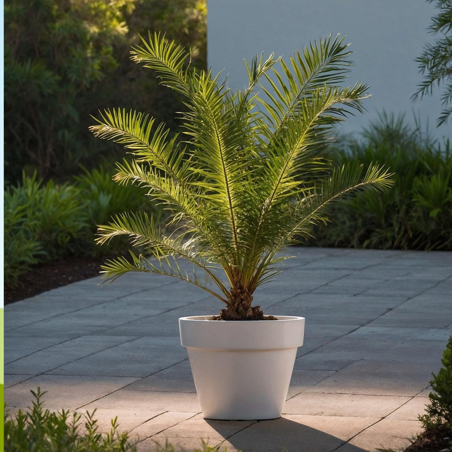 Palmera Canaria - 2 Pzs - Phoenix Canariensis - Altura 80-100cm - ⌀19cm_1