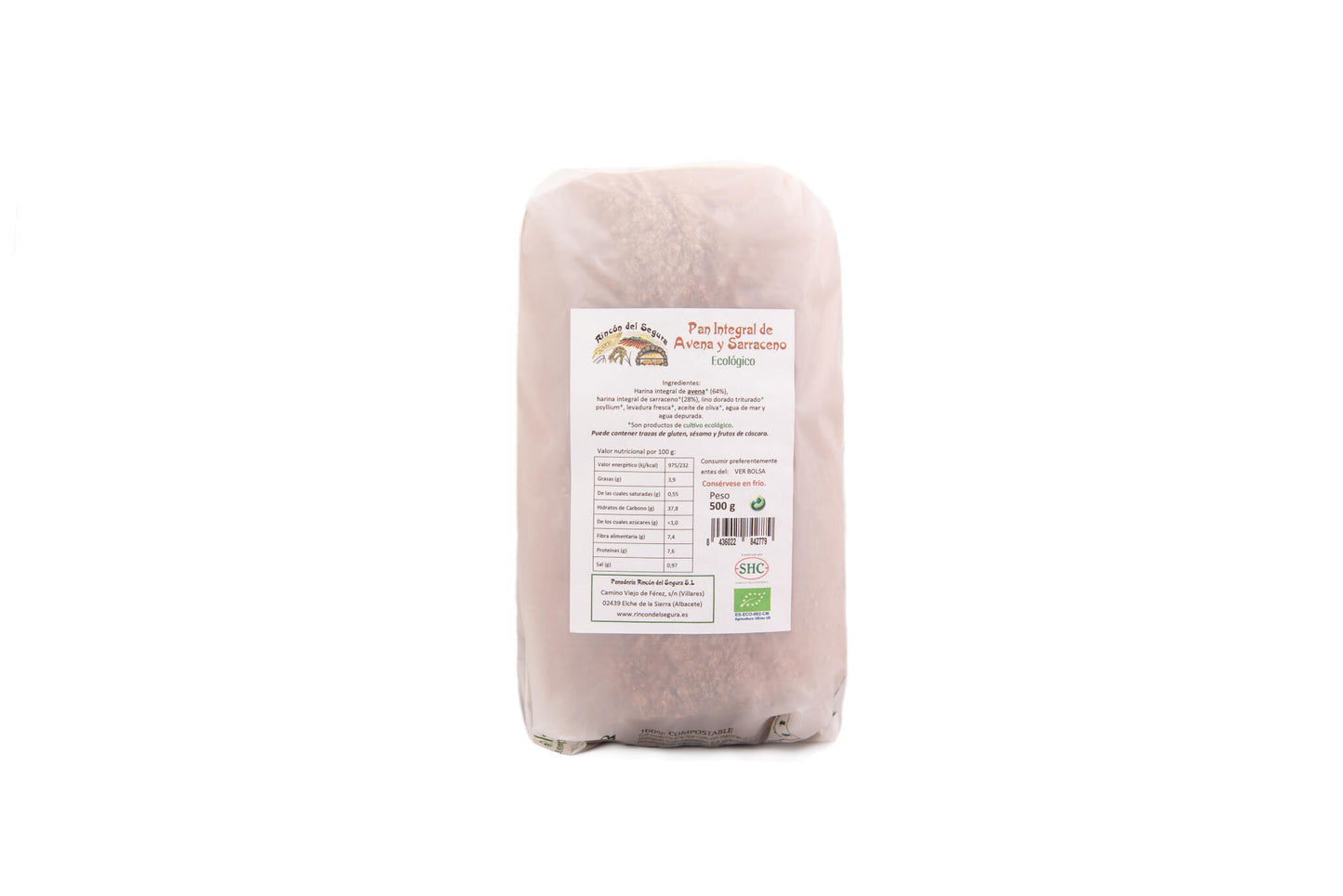 Pan De Avena Con Trigo Sarraceno Larga Duración_0