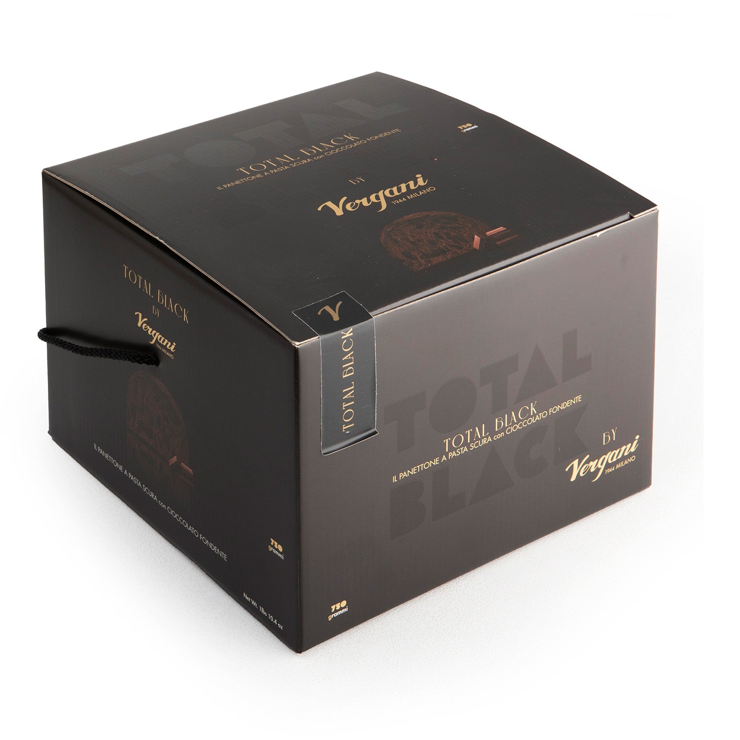 Panettone Total Black Vergani 750 g