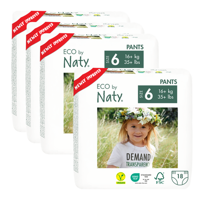 Pack Bragapañal Nº 6 Naty 16+ kg 36 unidades