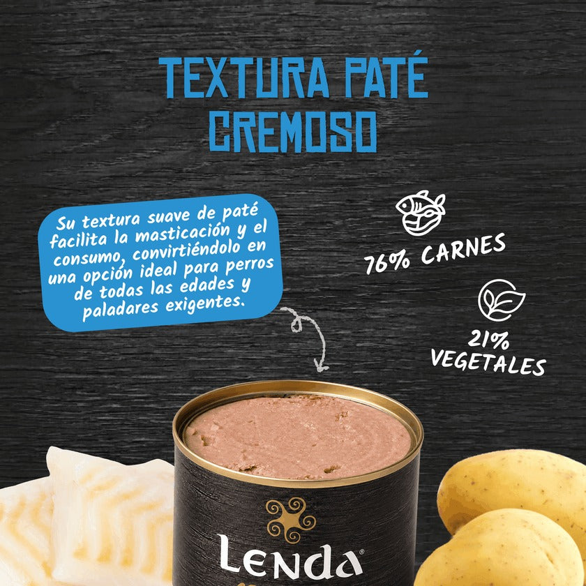 Paté para Perros de Merluza Lenda 400 g